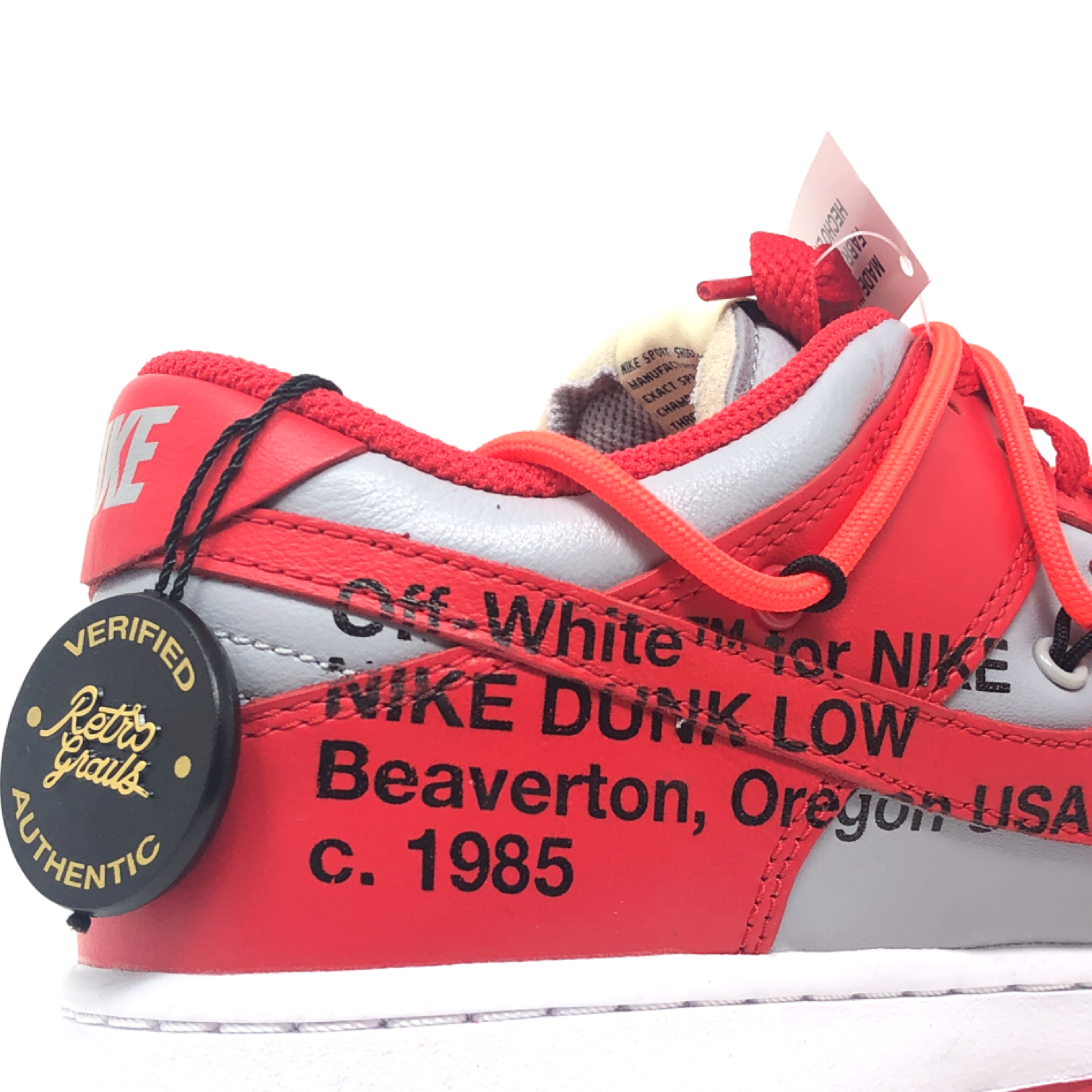 Off-White Nike Dunk Low University Red Release Info